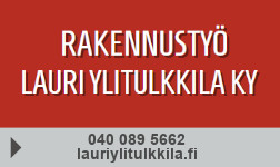Rakennustyö Lauri Ylitulkkila Ky logo